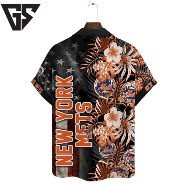 New York Mets Palm Paradise Hawaiian Shirt