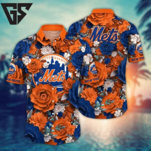 New York Mets Paradise Play Hawaiian Shirt New York Mets Paradise Play Hawaiian Shirt
