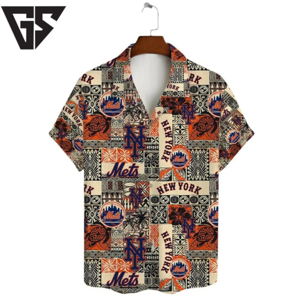 New York Mets Seaside Escape Hawaiian Shirt