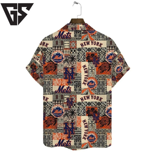 New York Mets Seaside Escape Hawaiian Shirt