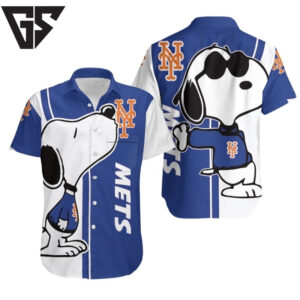 New York Mets Snoopy Lover Hawaiian Shirt New York Mets Snoopy Lover Hawaiian Shirt