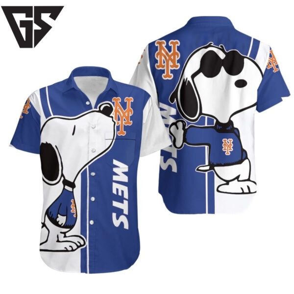New York Mets Snoopy Lover Hawaiian Shirt