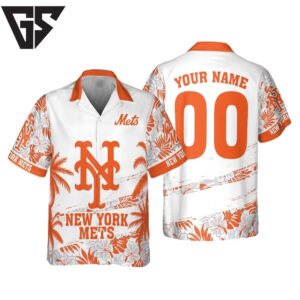 New York Mets Summer Breeze Hawaiian Shirt