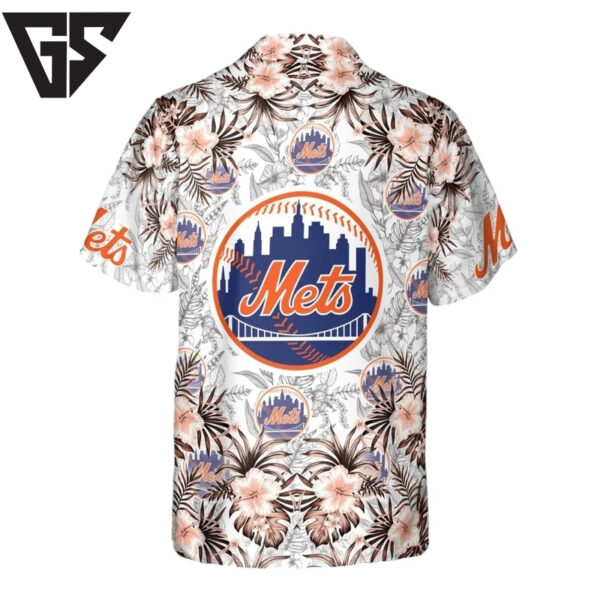 New York Mets Tropic Flair Hawaiian Shirt