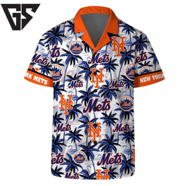 New York Mets Tropic Stars Hawaiian Shirt