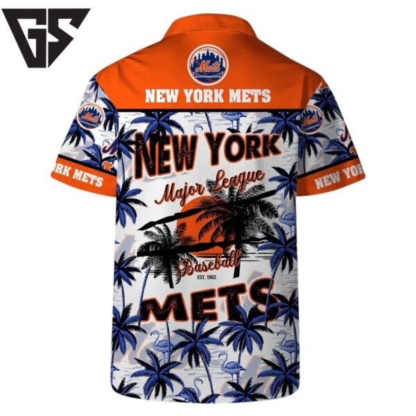 New York Mets Tropic Stars Hawaiian Shirt