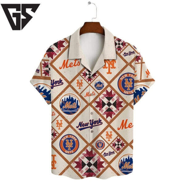New York Mets Tropical All-Star Hawaiian Shirt