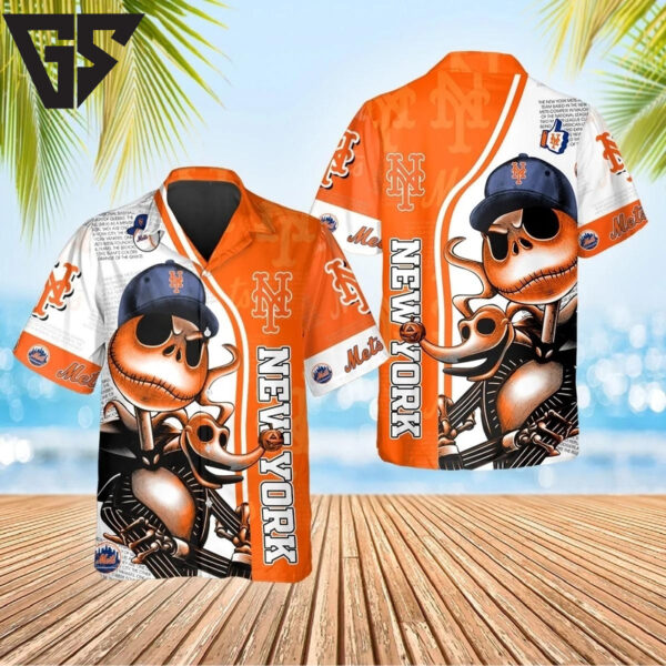 New York Mets Tropical Escape Hawaiian Shirt