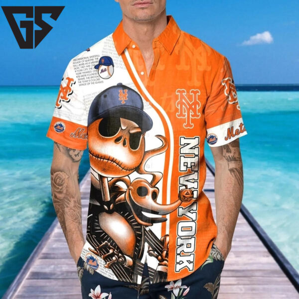 New York Mets Tropical Escape Hawaiian Shirt