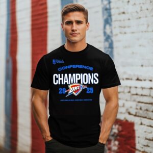 Oklahoma City Thunder 2025 Conference Champions T-Shirt Oklahoma City Thunder 2025 Conference Champions T-Shirt
