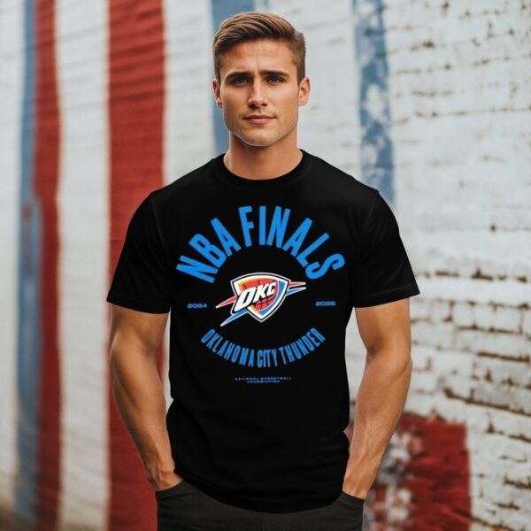 Oklahoma City Thunder 2025 Nba Finals Playoffs Circle T-Shirt