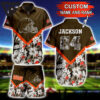 Personalized Cleveland Browns Custom Floral Warrior Hawaiian Shirt