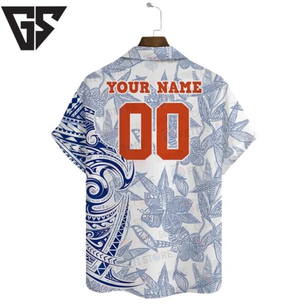 Personalized Houston Astros Tribal Wave Hawaiian Shirt