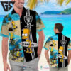 Personalized Las Vegas Raiders Bart’s Tropical Surf Hawaiian Shirt
