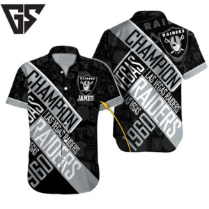 Personalized Las Vegas Raiders Champion Legacy Hawaiian Shirt Personalized Las Vegas Raiders Champion Legacy Hawaiian Shirt