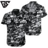 Personalized Las Vegas Raiders Grayscale Chaos Hawaiian Shirt