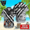 Personalized Las Vegas Raiders Grunge Patriot Hawaiian Shirt