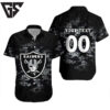 Personalized Las Vegas Raiders Midnight Camo Hawaiian Shirt