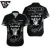 Personalized Las Vegas Raiders Midnight Floral Hawaiian Shirt