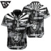 Personalized Las Vegas Raiders Retro Sunset Hawaiian Shirt
