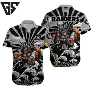Personalized Las Vegas Raiders Rising Storm Hawaiian Shirt Personalized Las Vegas Raiders Rising Storm Hawaiian Shirt
