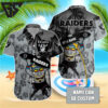 Personalized Las Vegas Raiders Tiki Surfer Hawaiian Shirt