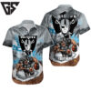 Personalized Las Vegas Raiders Tropical Island Blitz Hawaiian Shirt