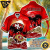 Personalized San Francisco 49ers Sunset Palms Hawaiian Shirt