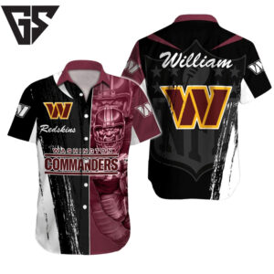 Personalized Washington Commanders Dual Tone Legacy Hawaiian Shirt