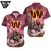 Personalized Washington Commanders Palm Rush Hawaiian Shirt