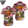 Personalized Washington Commanders Tiki Surf Hawaiian Shirt