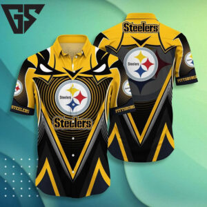 Pittsburgh Steelers Bold Energy Hawaiian Shirt Pittsburgh Steelers Bold Energy Hawaiian Shirt