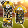 Pittsburgh Steelers Floral Oasis Hawaiian Shirt