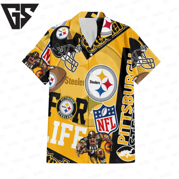 Pittsburgh Steelers For Life Hawaiian Shirt