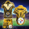 Pittsburgh Steelers Golden Strike Hawaiian shirt