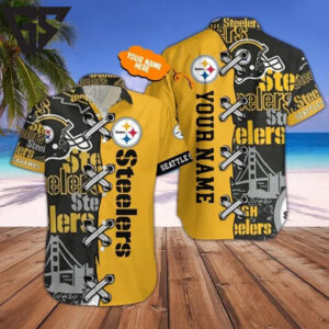 Pittsburgh Steelers Island Armo Hawaiian Shirt
