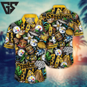 Pittsburgh Steelers Island Spirit Hawaiian Shirt Pittsburgh Steelers Island Spirit Hawaiian Shirt