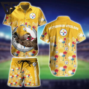 Pittsburgh Steelers Island Splash Hawaiian shirt Pittsburgh Steelers Island Splash Hawaiian shirt