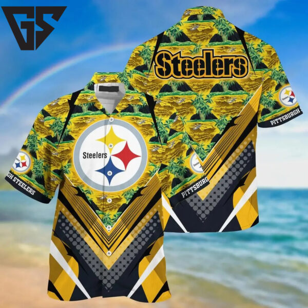 Pittsburgh Steelers Jungle Terrain Hawaiian Shirt