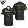 Pittsburgh Steelers Roethlisberger Gold Edition Jersey Hawaiian Shirt