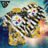 Pittsburgh Steelers Stars & Stripes Hawaiian Shirt