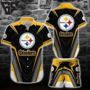 Pittsburgh Steelers Steel Power Hawaiian Shirt Pittsburgh Steelers Steel Power Hawaiian Shirt