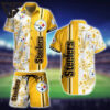 Pittsburgh Steelers Sunset Jungle Hawaiian Shirt