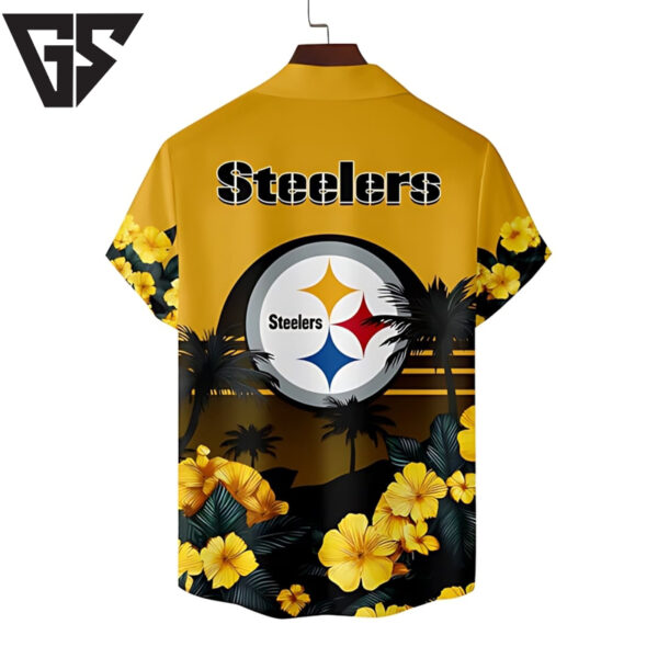 Pittsburgh Steelers Sunset Vibes Hawaiian Shirt