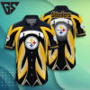 Pittsburgh Steelers Tribal Surge Hawaiian Shirt