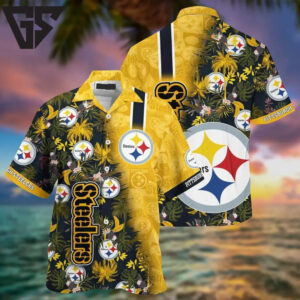 Pittsburgh Steelers Tropic Fusion Hawaiian Shirt Pittsburgh Steelers Tropic Fusion Hawaiian Shirt