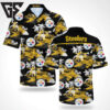Pittsburgh Steelers Tropical Camo Hawaiian Shirt