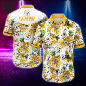 Pittsburgh Steelers Tropical Pineapple Hawaiian Shirt Pittsburgh Steelers Tropical Pineapple Hawaiian Shirt