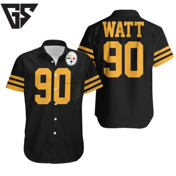 Pittsburgh Steelers Watt #90 Jersey Hawaiian Shirt