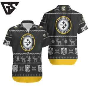 Pittsburgh Steelers Winter Knit Hawaiian Shirt Pittsburgh Steelers Winter Knit Hawaiian Shirt
